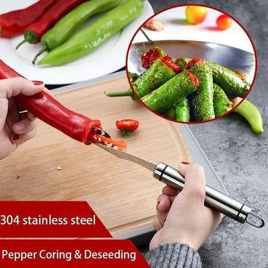 2-in-1 Pepper Seed Corer Remover