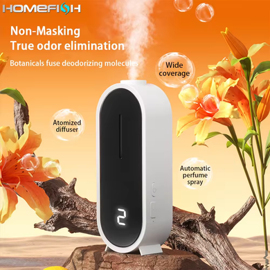 Fully automatic aromatherapy and fragrance machine traceless wall mounted desktop hotel home fragrance odor removal