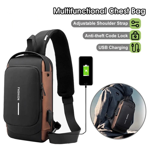 MULTIFUNCTIONAL WATERPROOF ANTI-THEFT CHEST BAG