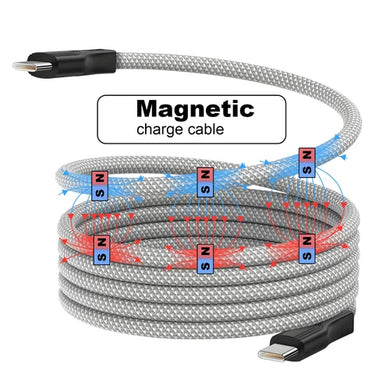 Magnetic Fast Tidy charging and data transfer cable